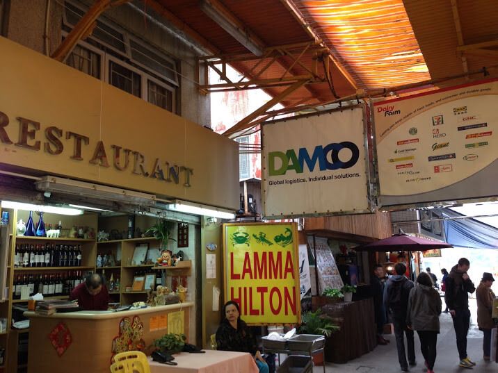 Lamma adası balık restoranı